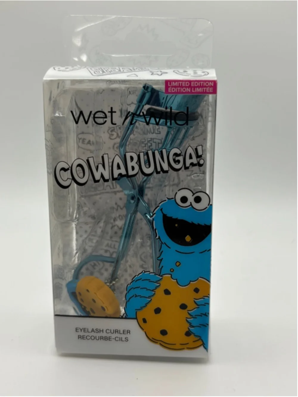 Wet n Wild Sesame Street Cowabunga Eyelash Curler Cookie Monster Limited Edition